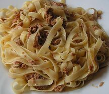 Tagliatelle au thon
