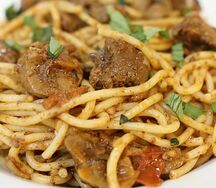 Spaghetti aux rognons