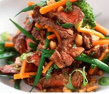 Sauté de bœuf aux légumes