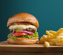 Double steak burger