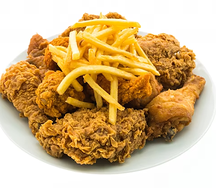Poulet pané frite
