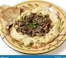 Hommos viande 