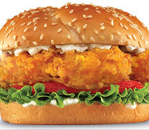 Chicken burger simple