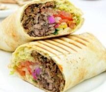 Chawarma à trois viande