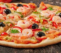 Pizza crevette