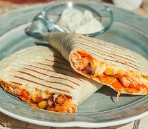 Кесадилья с куриной грудкой