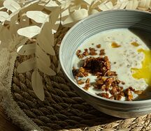 Каша овсяная с сухофруктами