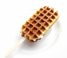 Waffle stick fraise