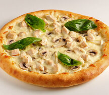Pizza Chicken alfredo