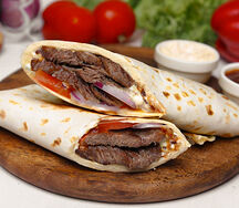 New York beef wrap