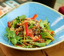 Вок лапша с овощами