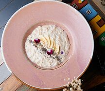 Овсяная каша с бананом