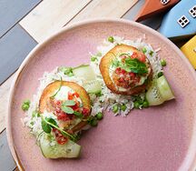 Щучьи котлеты с рисом басмати