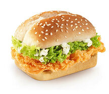 Crispy burger