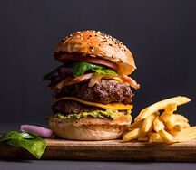 Double cheeseburger