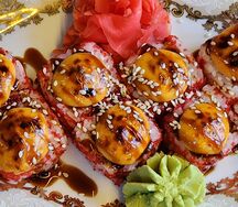 Калифорния запеченная с крабом