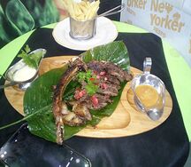 Steak côte de bœuf