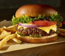 Burger classic au fromage style Américain
