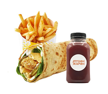 Рубстер куриный и картофель по-домашнему и шиповник