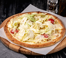 Пицца Цезарь с креветкой