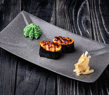 Суши запеченные с креветкой