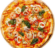 Pizza fruits de mer