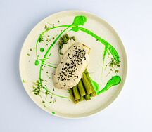 Куриное филе со спаржей