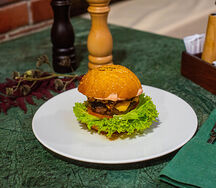 Бургер из мраморной говядины