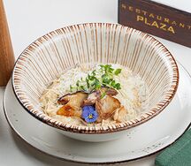 Ризотто с говядиной и грибами