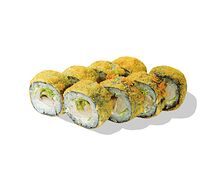 Жареный ролл с курицей