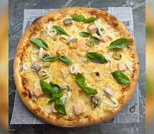 Пицца с морепродуктами