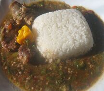 Riz Sauce gombo