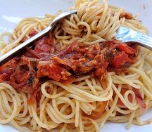 Spaghetti à la sardine