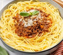 Spaghetti bolognaise du kiosque