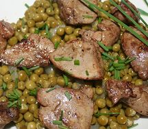Petit pois rognons aux fines herbes