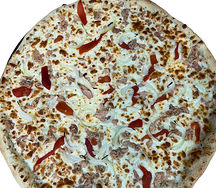 Pizza tuna bianca