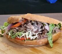 Sandwich kebab viande