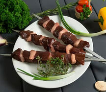 Шашлык из печени