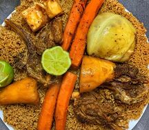 Tchep à la viande de bœuf