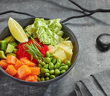 Поке с лососем