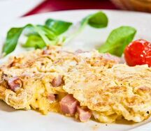 Omelette emmental