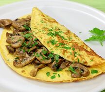 Omelette champignon