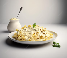 Combo pasta avec poulet à la crème fraîche, fresco 