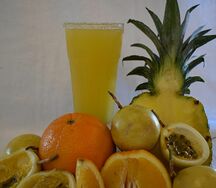 Jus frais cocktail