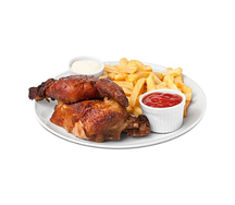 Demi poulet grillé
