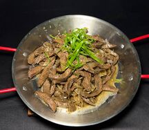 Жареная печень с луком