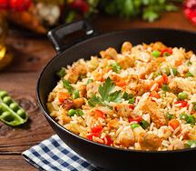 Riz cantonnais poulet