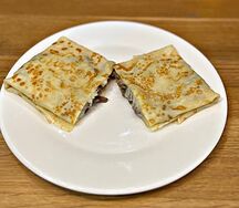 Блин с картошкой и грибами