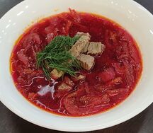 Борщ с говядиной