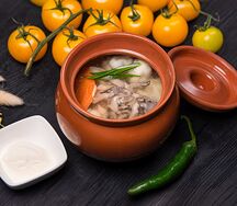 Пельмени с грибами